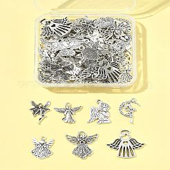 80 шт. луна из сплава в тибетском стиле с подвесками в виде фей&nbsp;TIBEP-FA0001-RS