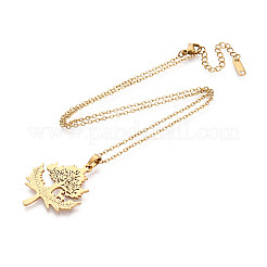 Подвески из нержавеющей стали 304 NJEW-T018-50G