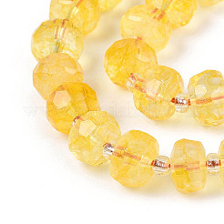 Природный цитрин бисер нитей G-N327-08A-11