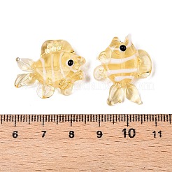 Бусы лэмпворк ручной работы&nbsp;LAMP-N024-35F