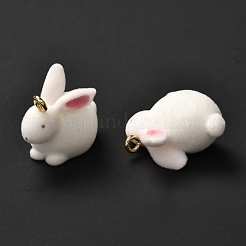 Кулоны из флокированной смолы RESI-G019-04