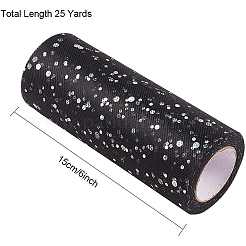 Сетчатые ленты с блестками и пайетками OCOR-BC0008-40