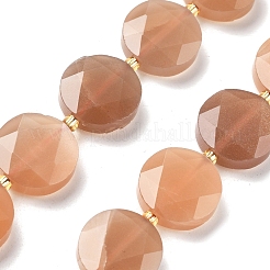 Натуральный Sunstone бисер пряди G-C116-A169-03