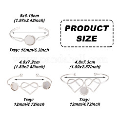 Изготовление браслета-манжеты из латуни 4 видов и железа 2 вида&nbsp;DIY-BY0001-23