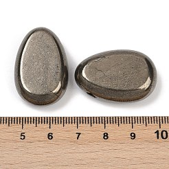 Подвески-слезинки из натурального пирита G-R012-03