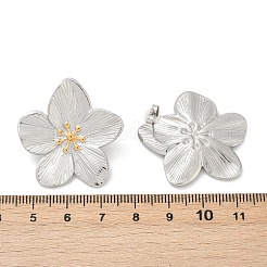 Серьги-гвоздики из нержавеющей стали 304 EJEW-S265-06GP-B