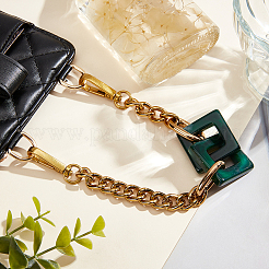 Акриловые ручки для сумок с квадратными звеньями&nbsp;FIND-WH0135-36