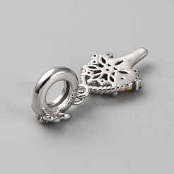 925 серебряная подвеска с паве из кубического циркония&nbsp;STER-WH0011-22P