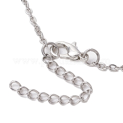 Ожерелья-нагрудники с фруктами из стекла с трещинками и натурального кварца для женщин NJEW-JN05203-02