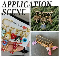 30шт железная брошь выводы&nbsp;FIND-SC0020-15RG