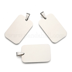 Прямоугольные бирки-подвески&nbsp;LS-STAS-H061-04