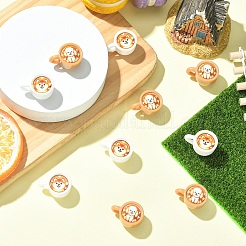 Подвески из непрозрачной смолы 5 шт.&nbsp;FIND-YW0010-04A