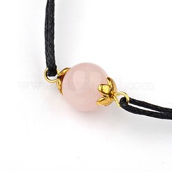 Драгоценный камень регулируемая ссылка браслеты BJEW-JB01554-03