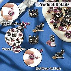 30шт 5 стиля подвески из сплава с эмалью&nbsp;FIND-CJ0002-73