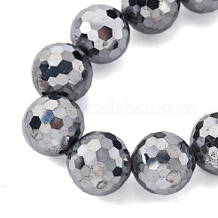 Нити из синтетических терагерцовых каменных бусин G-P571-G01-01