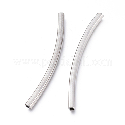 Изогнутые трубчатые бусины из нержавеющей стали марки 304 STAS-K207-64P