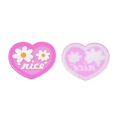 Прозрачные акриловые кабошоны с принтом TACR-N016-02