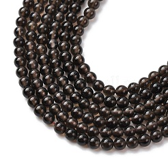 Природный дымчатый кварц нитей бисера&nbsp;G-Z116-A03-3mm