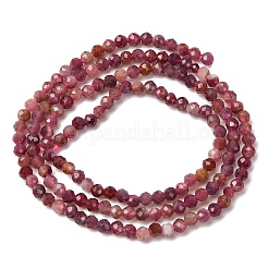Натуральный красный турмалин бусы нити&nbsp;X-G-A021-01D-01