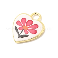 Латунные подвески с принтом&nbsp;KK-K274-08G