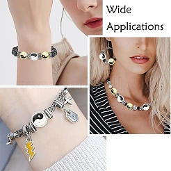 20 шт. 2-х цветные эмалевые бусины из цинкового сплава&nbsp;ENAM-YW0006-32