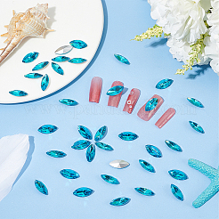 Стеклянные кабошоны со стразами RGLA-FG0001-25B