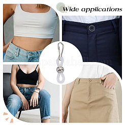 60 шт. силиконовые застежки-молнии HJEW-WH00154