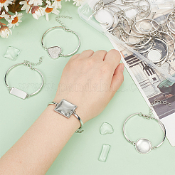 Набор для самостоятельного изготовления браслета из сплава в форме сердца DIY-NB0010-63