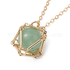 Латунный мешочек для макраме NJEW-JN04445-01