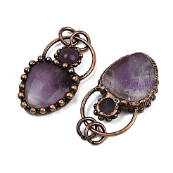 Подвески из натурального аметиста &nbsp;G-Z101-06R-08