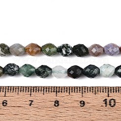 Природного индийского агата бисер нитей G-T142-83