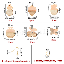 Наборы для изготовления сережек с подвесками своими руками RESI-OC0001-10