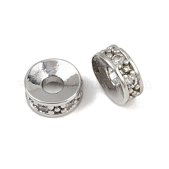 Латунные микро проложить кубического циркония бусы KK-H078-30P