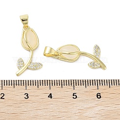 Подвески из цветочной смолы&nbsp;KK-E102-28G