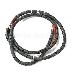 Бусы из натуральной лавы G-H020-P02-01