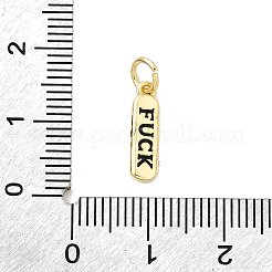 Латунь эмаль подвески&nbsp;KK-P338-01G-F01