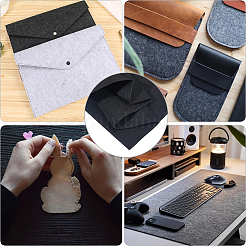 1 квадратный лист фетровой ткани&nbsp;DIY-CY0002-20A