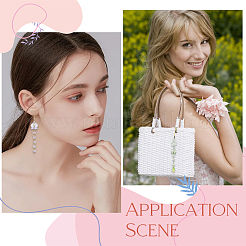 12шт 6 цвета медуза стеклянный конус из бисера&nbsp;GLAA-SC0002-74