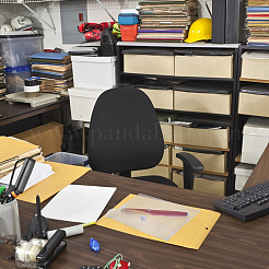 50 шт. прямоугольных прозрачных пластиковых карманов для файлов из полипропилена&nbsp;AJEW-FH0007-15