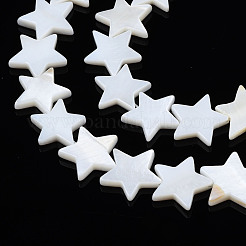 Нити бусин из натуральных пресноводных ракушек SHEL-S278-01D-01