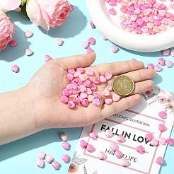 200 шт. 2-х цветные бусины из АБС-пластика KY-FS0001-42D