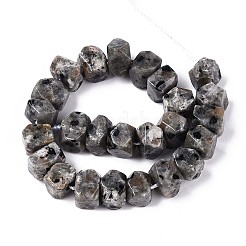 Нити из натуральных сиенитовых бусин G-N327-05-27