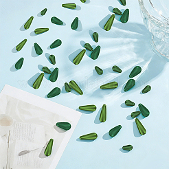 Каплевидные бусины из АБС-пластика имитация жемчуга&nbsp;MACR-AR0001-19