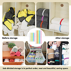 100 шт. 2 стиля полиэстеровый эластичный сворачивающийся ремень для хранения&nbsp;AJEW-FG0005-29