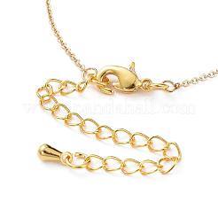 Стекло ожерелья шкентеля NJEW-JN02587-04