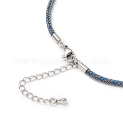 Изготовление ожерелья из плетеного нейлонового шнура толщиной 2.5 мм FIND-G095-01P-08