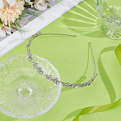 Сплав со стразами резинки для волос для женщин девочек&nbsp;AJEW-WH0609-316P