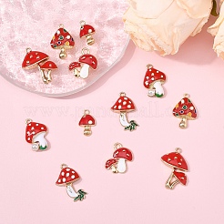 12 шт. 6 стиля подвески из экологически чистого сплава с грибами на осеннюю тематику&nbsp;ENAM-YW0005-88