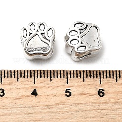 Собака Прайнтс тибетский стиль сеттинги сплава европейского шарика эмали TIBEP-S293-067AS-LF