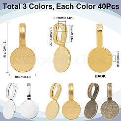 120 шт. 3-цветный сплав в тибетском стиле FIND-SP0001-87